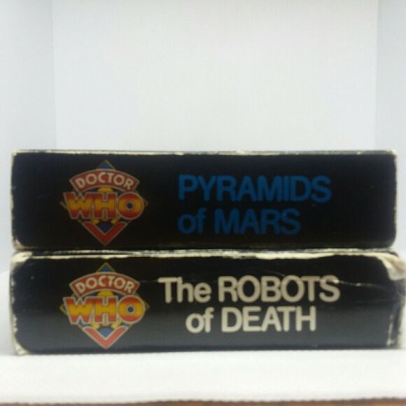 Doctor Who lot- Pyramids of Mars and The Robots of Death VHS 1998 Tested Works - Picture 3 of 6